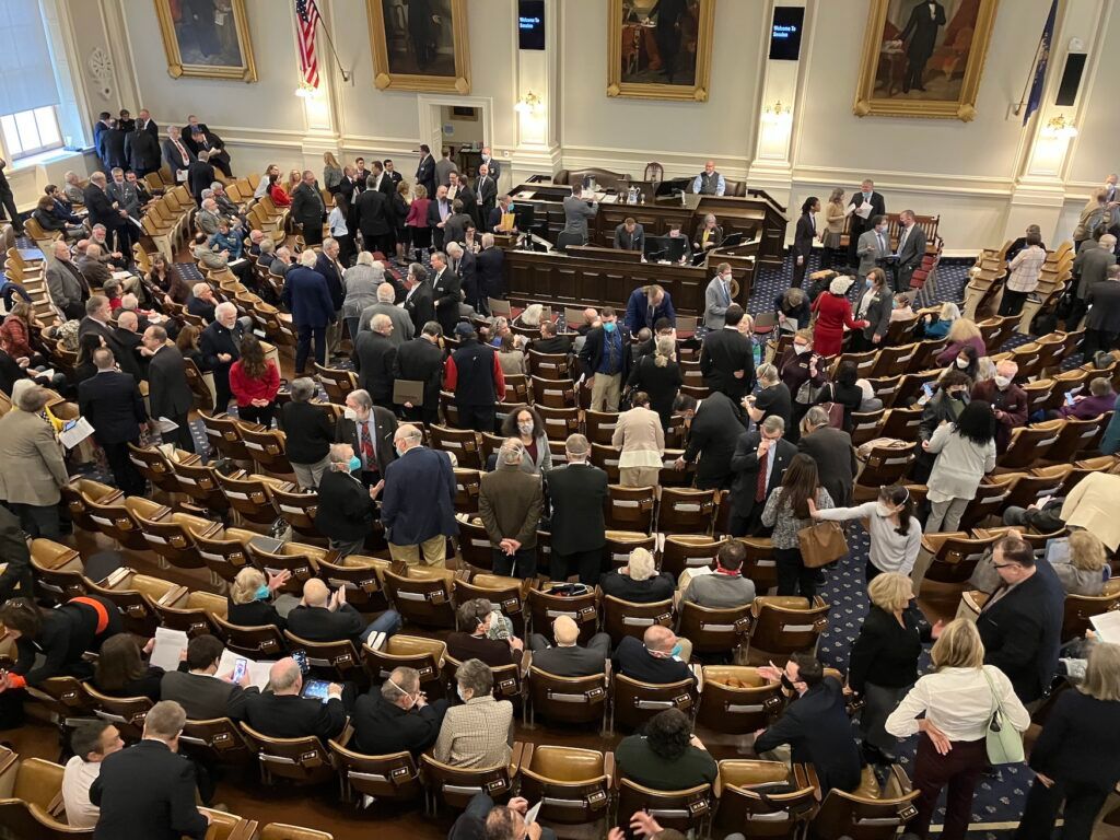 NH House rejects efforts that sought to allow remote voting and ban firearms