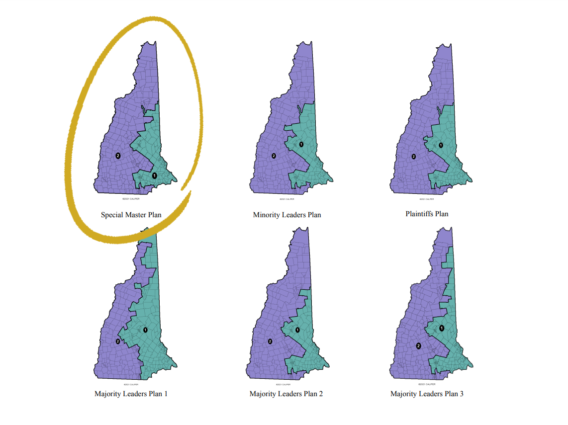 Court releases NH congressional district maps drawn by special master