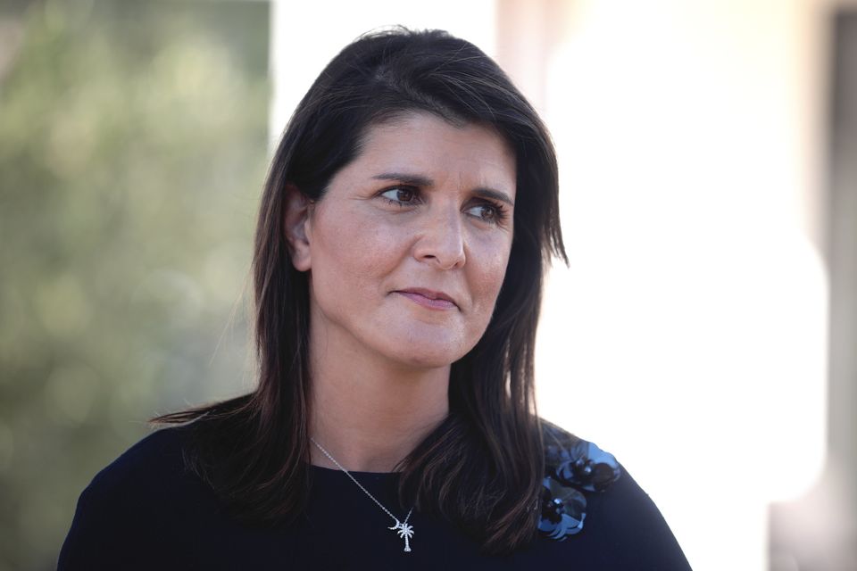 Nikki Haley links arms with Sununu and Bolduc